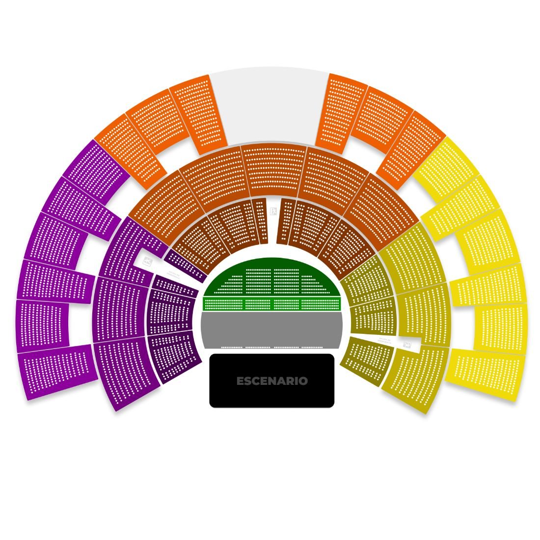 Seating map — Poliedro de Caracas