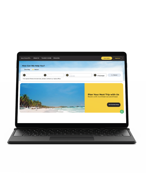 Booking solution — view 1