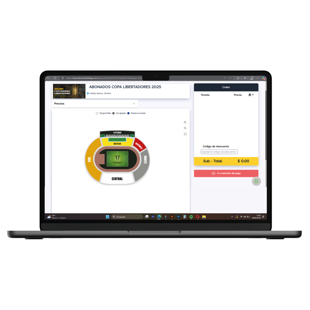 E-Ticketing solution — view 3